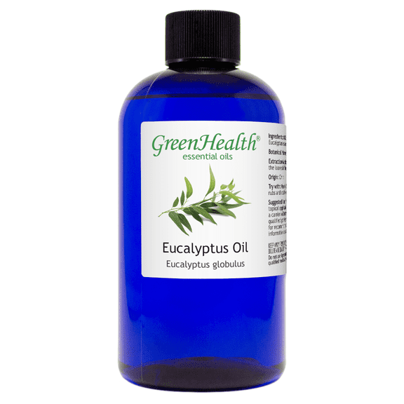 8 fl oz Eucalyptus Globulus Essential Oil (100% Pure & Natural) Plastic Bottle