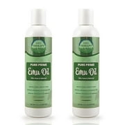 8 fl oz Pure Prime Emu Oil, Massage, Moisturizing, Carrier Oil, 2 count