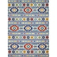 thumbnail image 1 of 8 ft. 6 in. x 11 ft. 6 in. Veranda Geometric Transitional Polypropylene Power Loom Rectangle Area Rug, Multi Color, 1 of 1