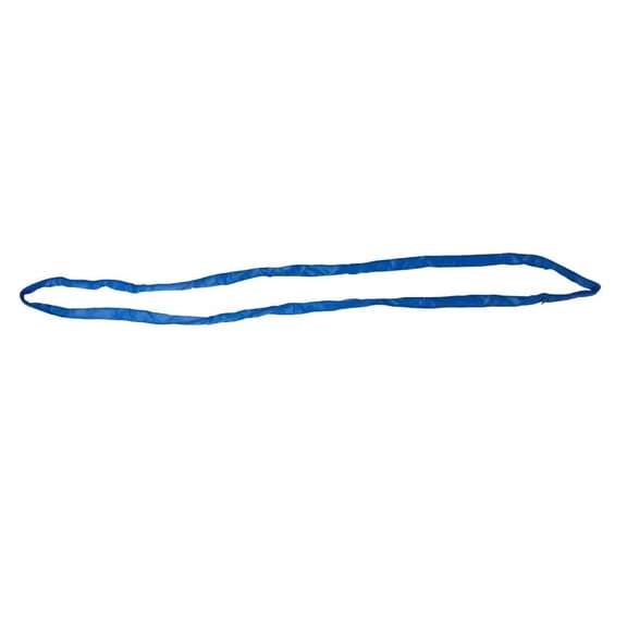 8 ft Blue Polyester Endless Round Sling 21200 LBS Vertical Capacity | 17000 LBS Choker | 42400 LBS Basket | Heavy Duty Endless Sling for Wrecker Recovery, Lifting & Towing