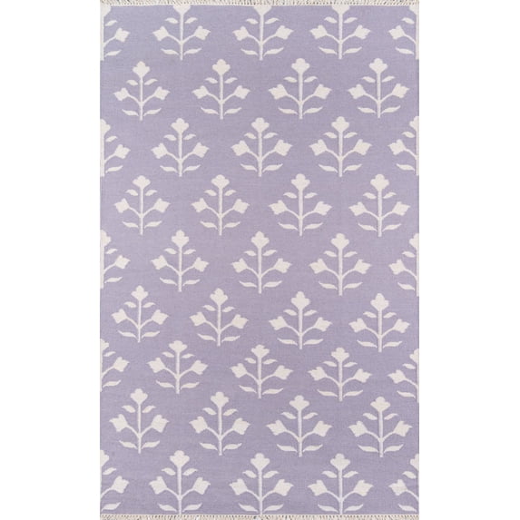 8 ft. Floral Pattern Indoor Runner Rug