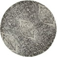 thumbnail image 1 of 8 ft. Karelia Collection Elizabeth Woven Round Area Rug, Mushroom Brown, 1 of 1