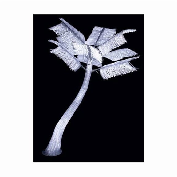 8 ft. Led Acrylic Palm, Multi Color