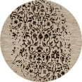 thumbnail image 1 of 8 ft. Milan Collection Isabella Woven Round Area Rug, Beige, 1 of 1