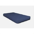 thumbnail image 1 of 8 ft. Navy Blue Double Poly Single Foam Futon Queen Size Mattress, 1 of 1