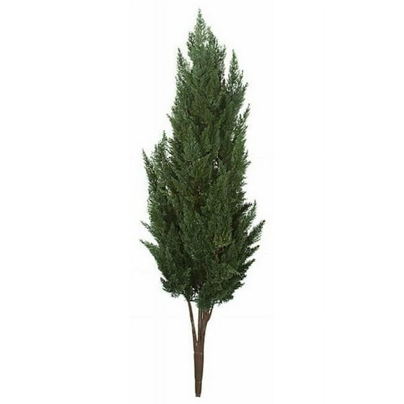 8 ft. Polyblend Outdoor Cypress Tree, Green