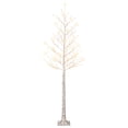 thumbnail image 1 of 8 ft Pre-Lit White Artificial Twig Tree, 1 of 7