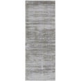 thumbnail image 1 of 8 ft. Taupe Silver & Tan Abstract Power Loom Runner Area Rug, 1 of 1