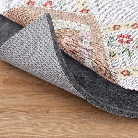 8 ft x 10 ft Non Slip Rug Pad 1/4 Inch Thick Felt and Rubber Backing