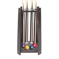 thumbnail image 1 of 8-hole Billiard Cue Rack Pool Stick Stand Cue Organizer for Billiard Golf Club, 1 of 14