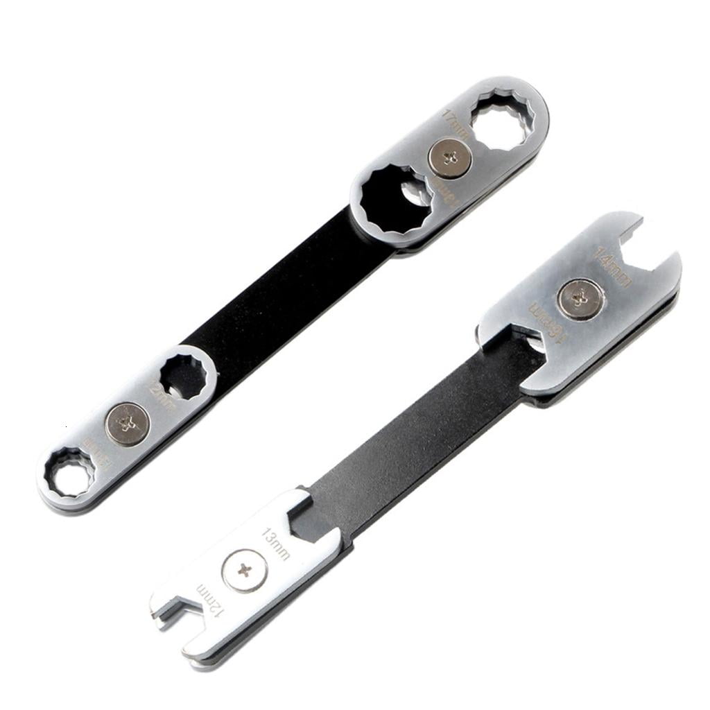 8 in 1 Adjustable Wrench With 360 Degree Rotating Head Carbon Steel Ergonomic Grip Spanner For Auto Repair Task
