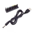 thumbnail image 1 of 8 in 1 DC5V 5.5x2.1mm Power Supply Connectors Cable for Routers Mini Fan Speakers and Other 5V Electronics, 1 of 9