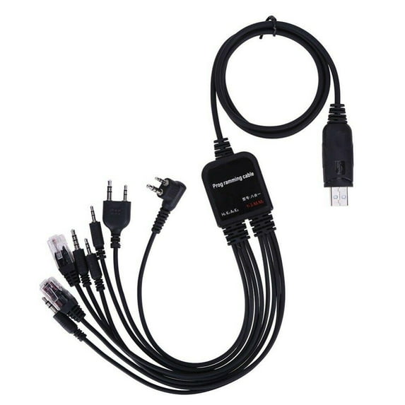 8 in 1 Function USB Programming Cable for Multiple Radios Accessory