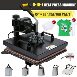 Preenex 12x15 in Heat Press Machine withTransfer Sheets 360 Swivel for T  Shirts More 1250W