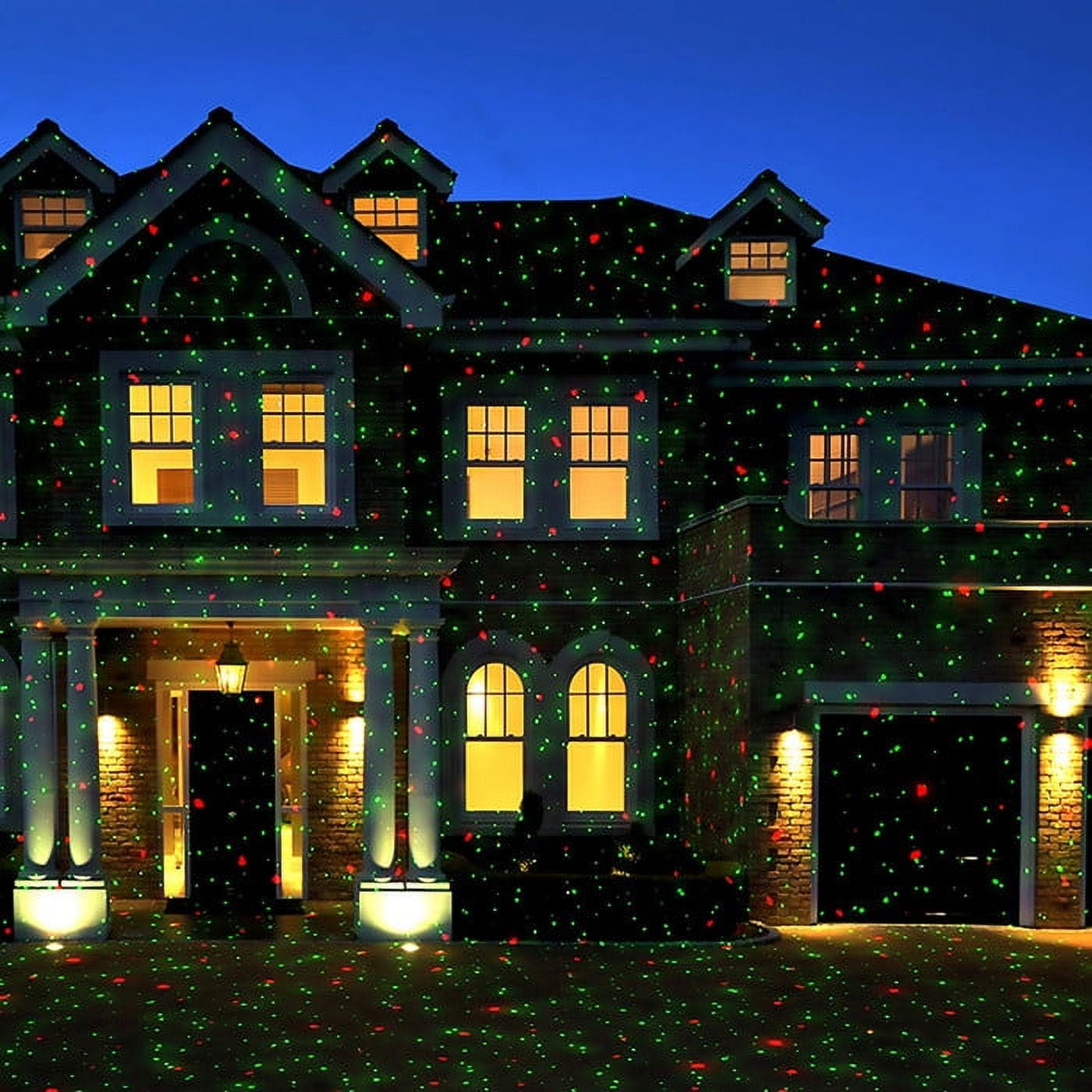 8 in 1 Holiday Christmas Laser Lights For Indoor & Outdoor Use Weather