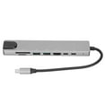 8 In 1 Hub 87W 4K HD High Resolution Fast Charging 5Gbps 2 USB SD TF 8-in-1-hub-87w-4k-hd-high-resolution-fast-charging-5gbps-2-usb-sd-tf