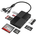 thumbnail image 1 of 8-in-1 Memory Card Reader with 3 USB Ports, Lightning/USB-C/USB-A Adapter for iPhone/Android/PC/Mac, Supports SD/TF/MS/CF/XD Card & OTG for Photo/Video Transfer, 1 of 2