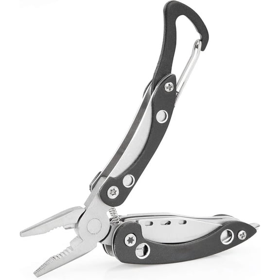 8-in-1 Multifunctional Knife Pliers - Compact Camping Multi Tool with Bottle Opener, Screwdriver & Blade, Portable Outdoor Emergency Equipment for Hiking & Gear