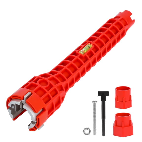 8 in-1 Multifunctional Sink & Faucet Installer Wrench - Plumbing Tool for Bathroom/Kitchen Toilet Pipe Repair & Installation