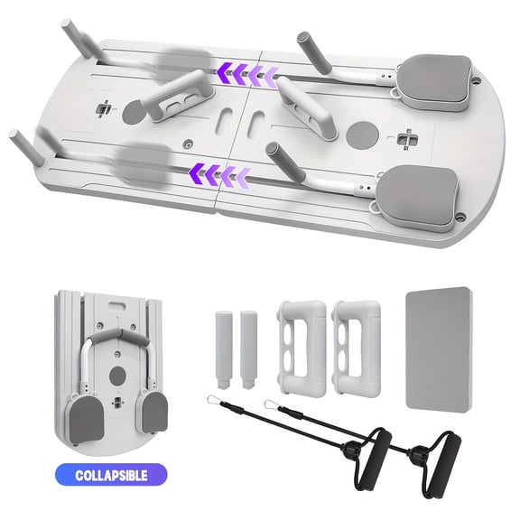 8-in-1 Pilates Board Core Trainer, Ab Workout & Waist Exercise Fitness Equipment
