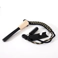 thumbnail image 1 of 8 - in - 1 Survival Fire Starter With Wooden Handle and Paracord Lanyard By Sirius Survival - Camo, 1 of 8