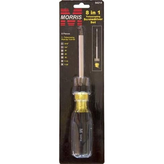 8 in 1 Telescoping Pickup Tool Screwdriver Set
