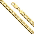 thumbnail image 1 of 8 in. 14K Yellow Gold 6.2 mm Wide Hollow Mariner Chain, 1 of 1