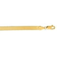 thumbnail image 1 of 8 in. 14K Yellow Gold Imperial Herringbone Chain with Lobster Clasp, 1 of 1