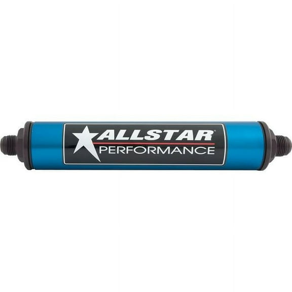 8 in. -8 AN Inline Fuel Filter - Stainless Element