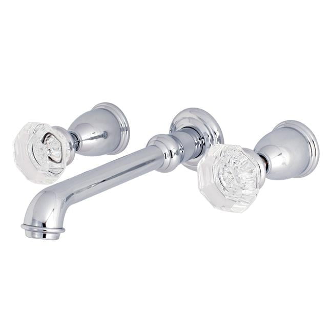 8 in. Celebrity Center Wall Mount Roman Tub Filler, Polished Chrome