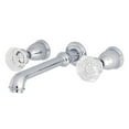 thumbnail image 1 of 8 in. Celebrity Center Wall Mount Roman Tub Filler, Polished Chrome, 1 of 1