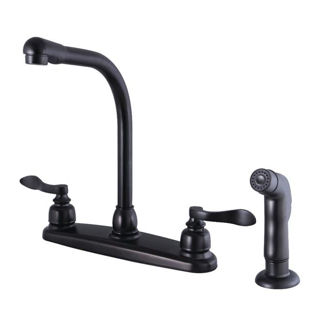 8 in. Center High-Arch Kitchen Faucet, Oil Rubbed Bronze - Walmart.com