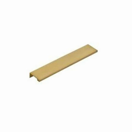 8 in. Center to Center Cabinet Edge Pull, Satin Brass
