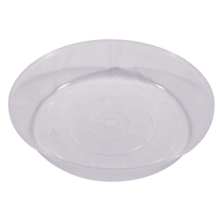 8 in. Clear Saucer - Pack of 5