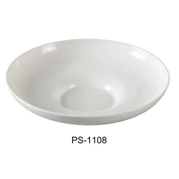 8 in. Dia. Porcelain Salad Bowl, Bone White - 9 oz - Pack of 24