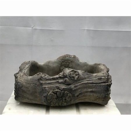 8 in. Faux Log Bonsai Pot