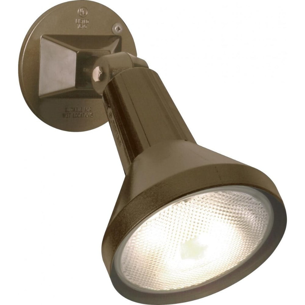 8-Inch Bronze Adjustable Swivel Outdoor Flood Light