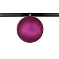 thumbnail image 1 of 8 in. Glitter Ball Ornament with Wire, Pink - Pack of 2, 1 of 2