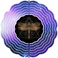 thumbnail image 1 of 8 in. Golden Dragonfly Wind Spinner, 1 of 1