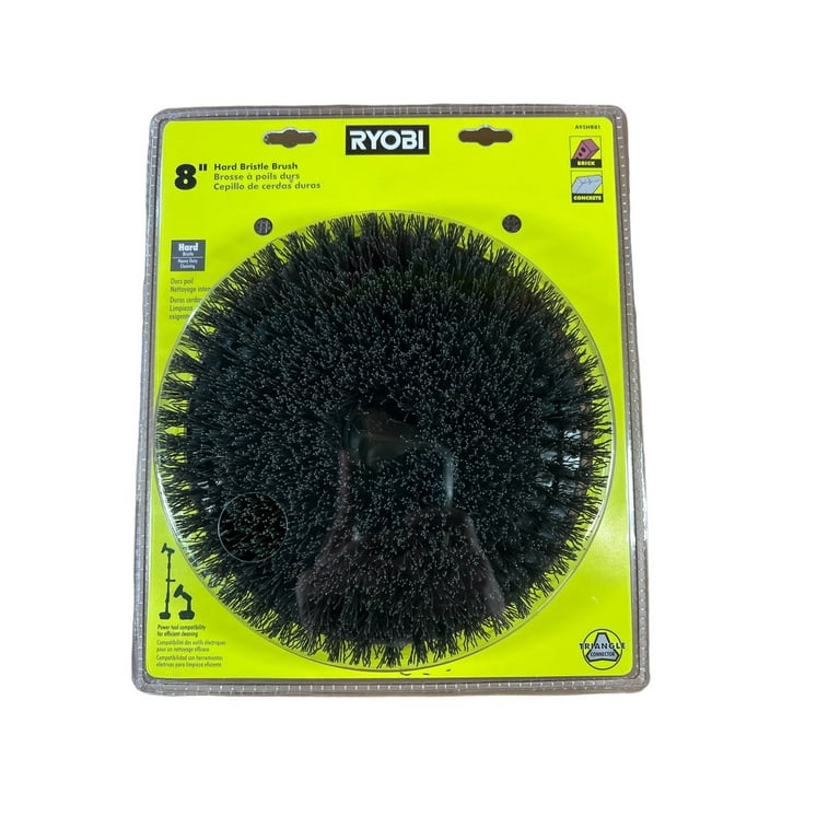 8 in. Hard Bristle Brush Accessory for RYOBI P4500 and P4510