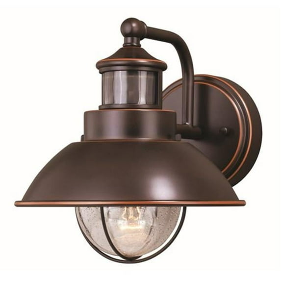 8 in. Harwich Dualux Outdoor Wall Light - Burnished Bronze