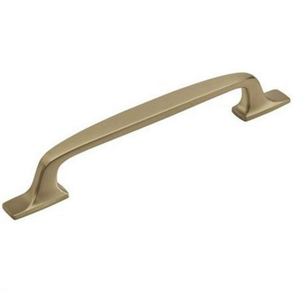 8 in. Highland Ridge Center-To-Center Appliance Pull, Golden Champagne