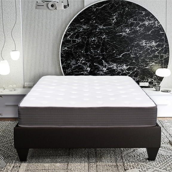 8 in Hybrid Mattress with Pocket Springs and Gel Foam / Pressure Relief & Motion Isolation