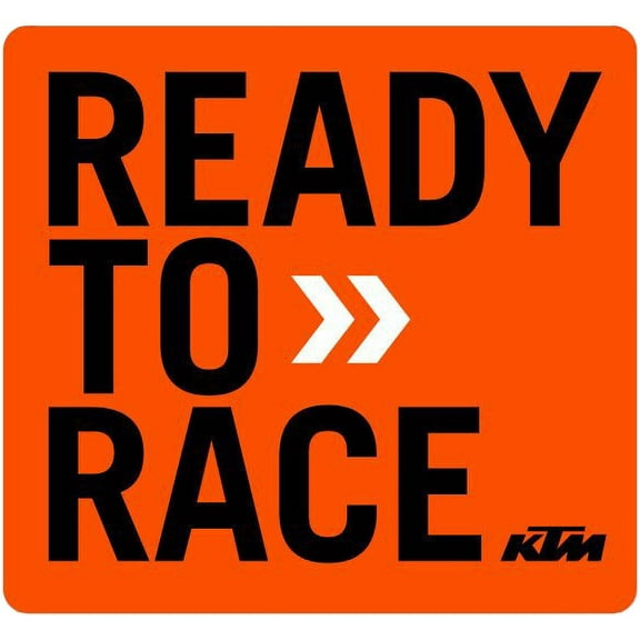 8 in. KTM Ready to Race Decal Sheet