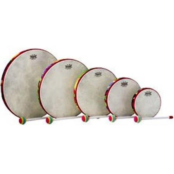 8 in. Kids Perc Frame Drum - Fabric Rain Forest