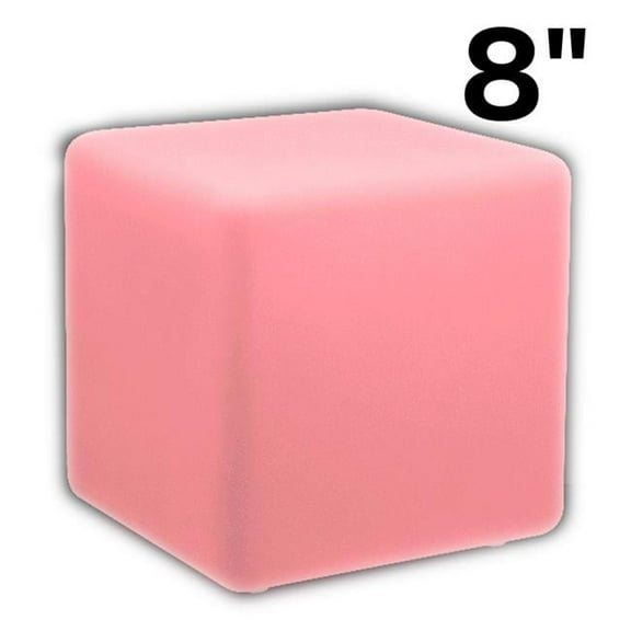 8 in. LED Color Changing Cube Furniture