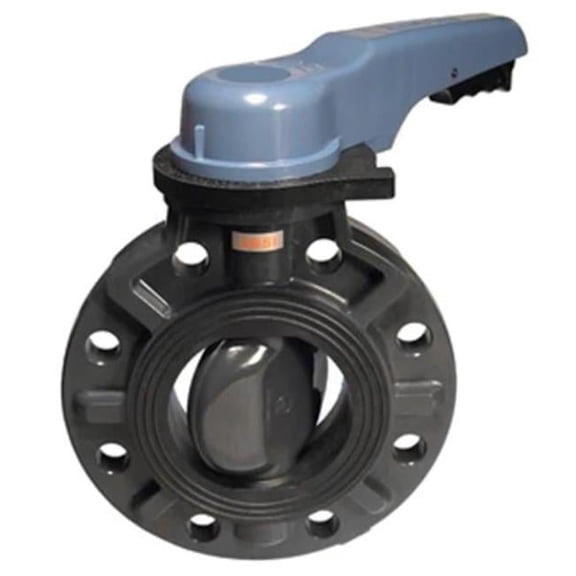 8 in. Lever Pool Pro Butterfly Valve - Gray - 1 Unit - Durable Design