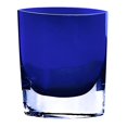 thumbnail image 1 of 8 in. Mouth Blown Glass European Made Light Cobalt Vase, 1 of 1