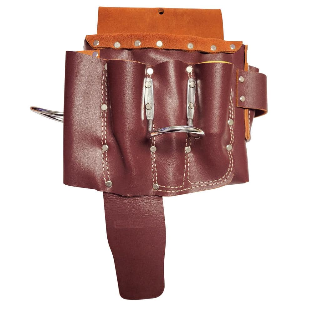 SITEGEAR Professional Drywaller Bag - Leather Pouch With Hammer Loop & Saw Pocket