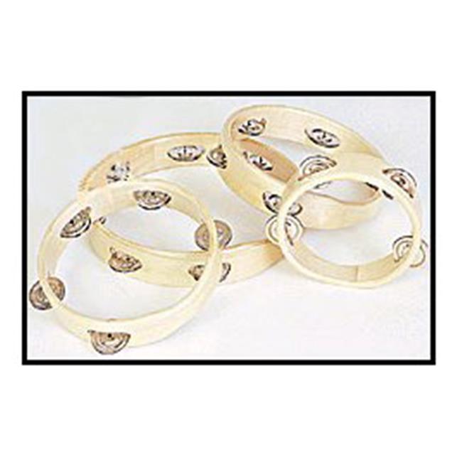 8 in. RBI Headless Wood Rim Tambourine